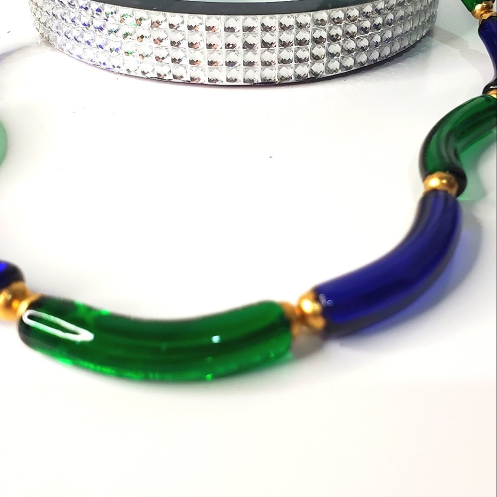 Vintage 1960's ARCHIMEDE SEGUSO for CHANEL Murano Glass Necklace - Picture 4 of 6